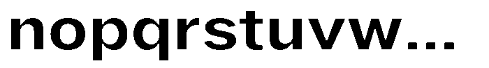 Phiano SemiBoldExpanded Font LOWERCASE