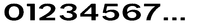 Phiano SemiBoldExtraExpanded Font OTHER CHARS