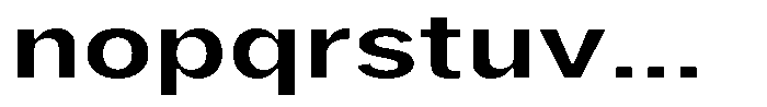 Phiano SemiBoldExtraExpanded Font LOWERCASE