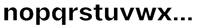 Phiano SemiBoldSemiExpanded Font LOWERCASE