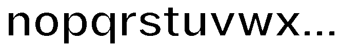 Phiano SemiExpanded Font LOWERCASE