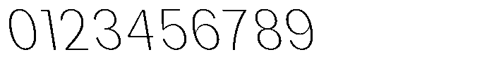 Phiano ThinCondensedBackslant Font OTHER CHARS