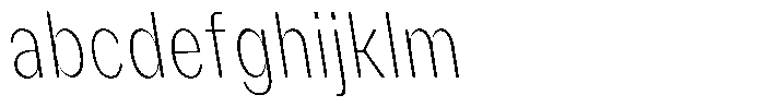 Phiano ThinExtraCondBackslant FONT
