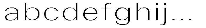 Phiano ThinExtraExpanded FONT