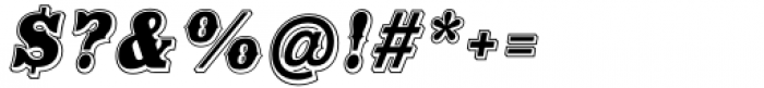Philadelphian Bold Italic Font OTHER CHARS