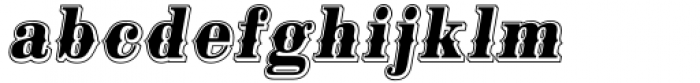 Philadelphian Italic Font LOWERCASE