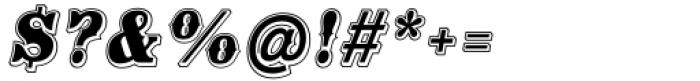 Philadelphian Medium Italic Font OTHER CHARS