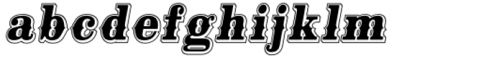 Philadelphian Medium Italic Font LOWERCASE