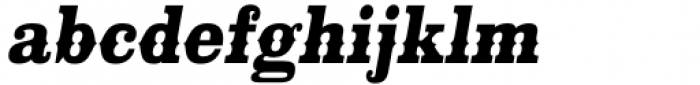 Philadelphian Nite Bold Italic Font LOWERCASE