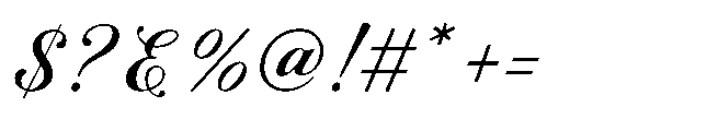 Philanthropy Font OTHER CHARS