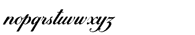Philanthropy Font LOWERCASE