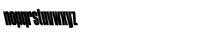 Phill Bck Cmp Black Backslanted Font LOWERCASE