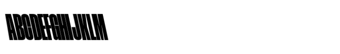 Phill Bck Cmp Extra Bold Backslanted Font UPPERCASE