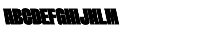 Phill Bck Cnd Black Backslanted Font UPPERCASE