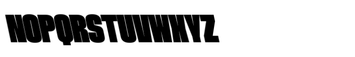 Phill Bck Cnd Black Backslanted Font UPPERCASE