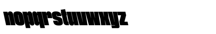 Phill Bck Cnd Black Backslanted Font LOWERCASE