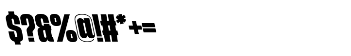 Phill Bck Cnd Bold Backslanted Font OTHER CHARS