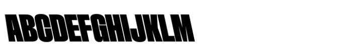 Phill Bck Cnd Extra Bold Backslanted Font UPPERCASE
