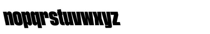 Phill Bck Cnd Extra Bold Backslanted Font LOWERCASE