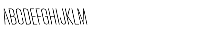 Phill Bck Cnd Extra Light Backslanted Font UPPERCASE