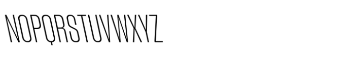Phill Bck Cnd Extra Light Backslanted Font UPPERCASE