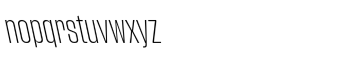 Phill Bck Cnd Extra Light Backslanted Font LOWERCASE