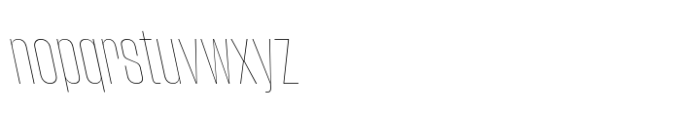 Phill Bck Cnd Thin Backslanted Font LOWERCASE