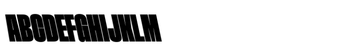 Phill Bck ExCnd Black Backslanted Font UPPERCASE