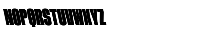 Phill Bck ExCnd Black Backslanted Font UPPERCASE