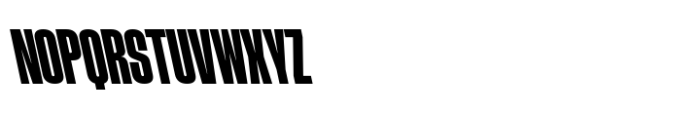 Phill Bck ExCnd Bold Backslanted Font UPPERCASE