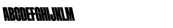 Phill Bck ExCnd Extra Bold Backslanted Font UPPERCASE