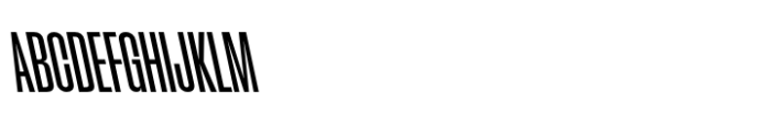 Phill Bck ExCnd Regular Backslanted Font UPPERCASE