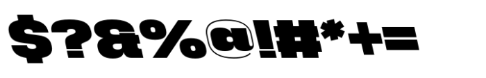 Phill Bck Exp Bold Backslanted Font OTHER CHARS