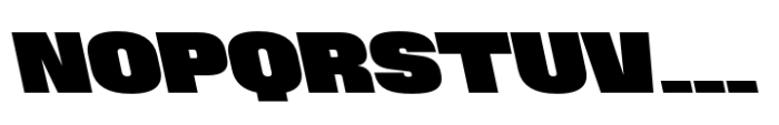 Phill Bck Exp Extra Bold Backslanted Font UPPERCASE