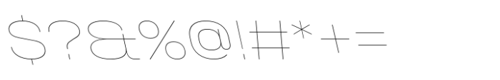 Phill Bck Exp Thin Backslanted Font OTHER CHARS