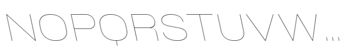 Phill Bck Exp Thin Backslanted Font UPPERCASE