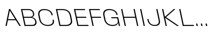 Phill Bck Large Extra Light Backslanted Font UPPERCASE
