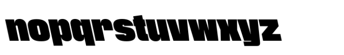 Phill Bck Normal Extra Bold Backslanted Font LOWERCASE