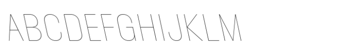 Phill Bck Normal Thin Backslanted Font UPPERCASE