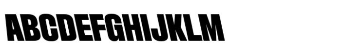 Phill Bck SemCon Bold Backslanted Font UPPERCASE