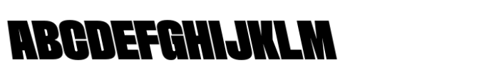 Phill Bck SemCon Extra Bold Backslanted Font UPPERCASE