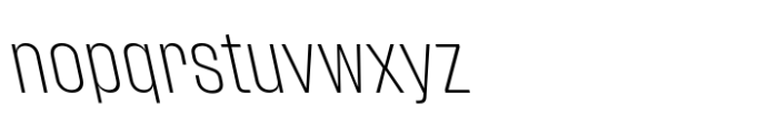 Phill Bck SemCon Extra Light Backslanted Font LOWERCASE
