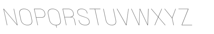 Phill Bck SemLarg Thin Backslanted Font UPPERCASE