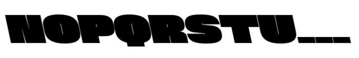 Phill Bck Wide Black Backslanted Font UPPERCASE