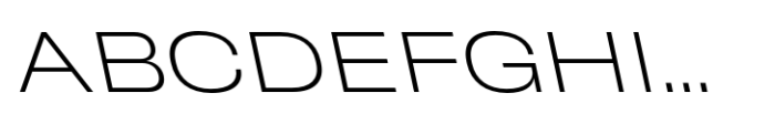 Phill Bck Wide Extra Light Backslanted Font UPPERCASE