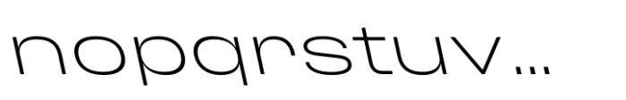 Phill Bck Wide Extra Light Backslanted Font LOWERCASE