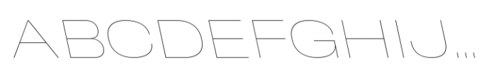 Phill Bck Wide Thin Backslanted Font UPPERCASE