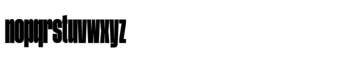 Phill Compressed Black Font LOWERCASE