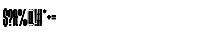 Phill Compressed Bold Font OTHER CHARS