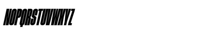 Phill Compressed Extra Bold Slanted Font UPPERCASE
